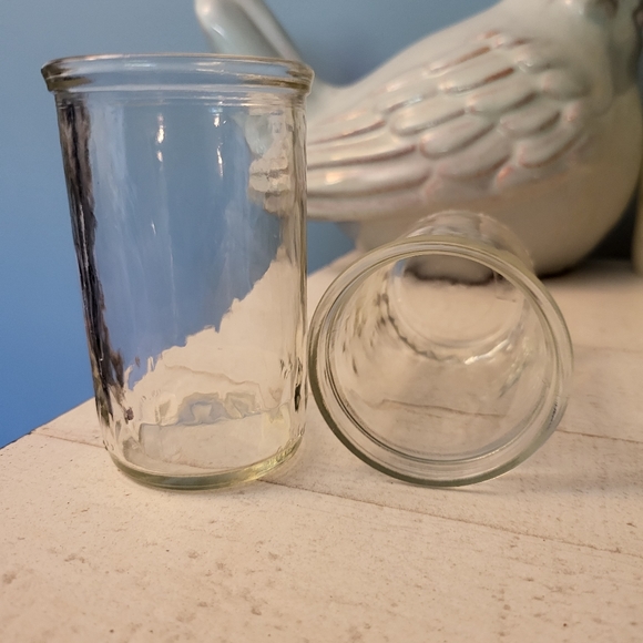 2pc Clear Jelly Jar Juice Glasses - Picture 3 of 4